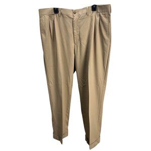 Callaway Mens Beige C Tech Straight Leg Front Dress Pants 40x30 Business Neutral